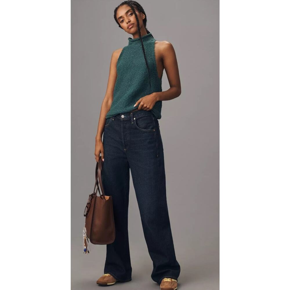 Anthropologie‎ Pilcro Mock Neck Sleeveless Sweater Tank Minimalist Size S